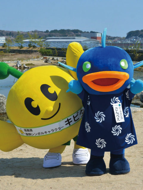 エアー着ぐるみ製作_キビタン、ごんべえ